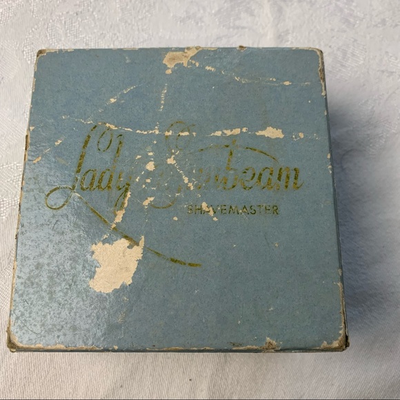 Vintage Beauty Lady Sunbeam electric razor Model LS Turquoise Shavemaster in box - Picture 8 of 10